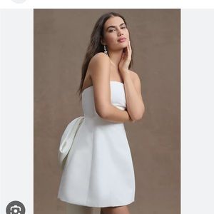 Sachin & Babi Grace Bow Back Strapless Dress - size 2 altered to 0